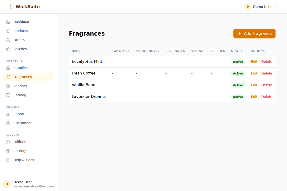 ๐ธ Fragrances (Step 3) screenshot