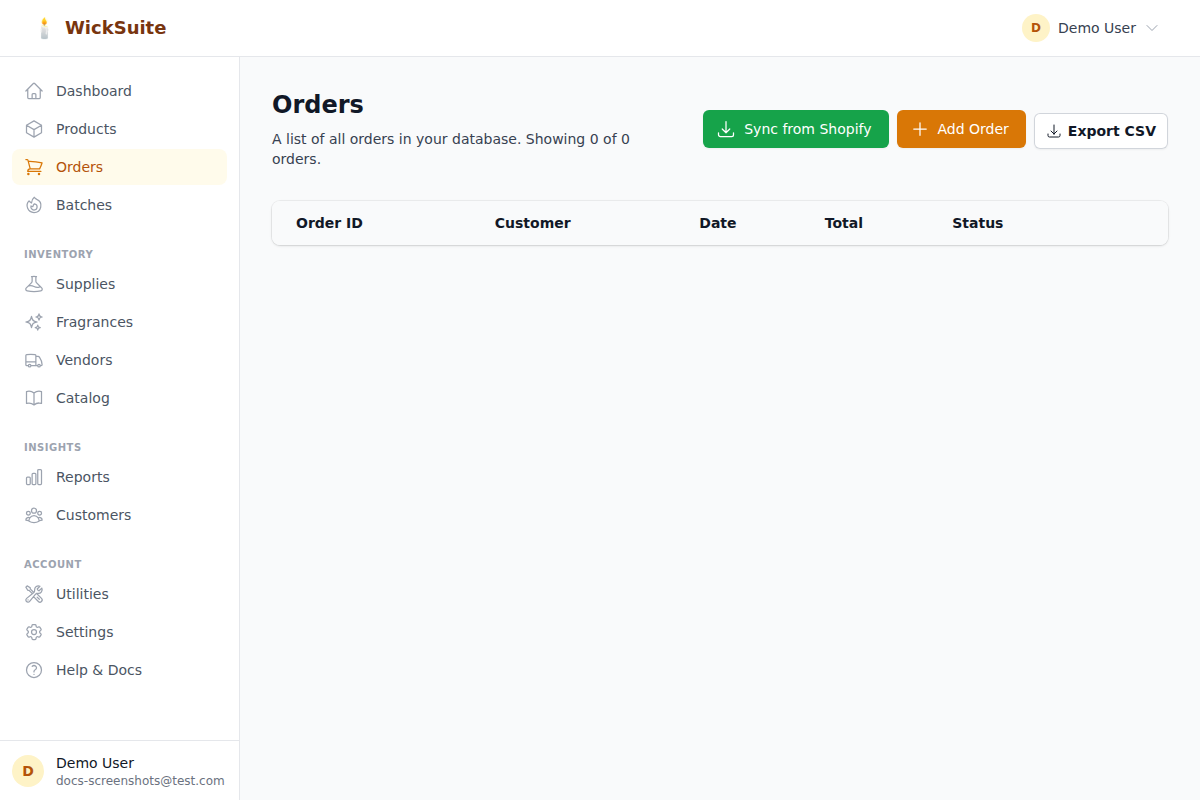 ๐ Orders screenshot