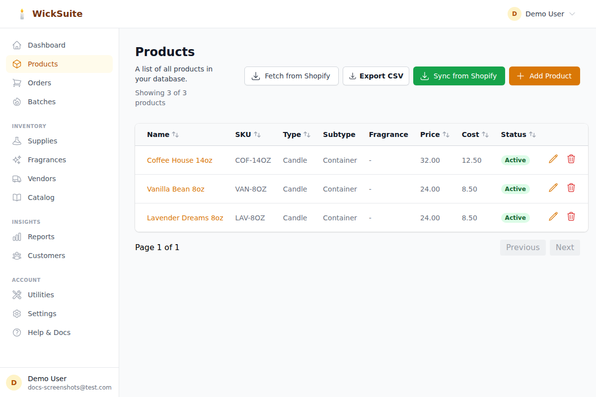 ๐ฏ๏ธ Products (Step 4) screenshot