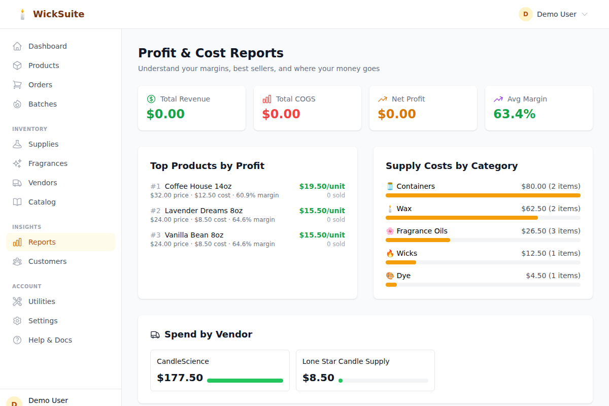 ๐ Reports screenshot